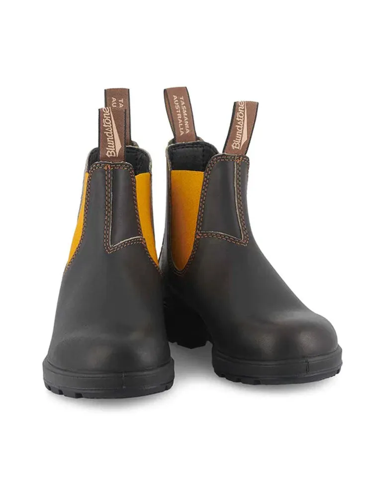 #1919 Boots - Brown/Mustard