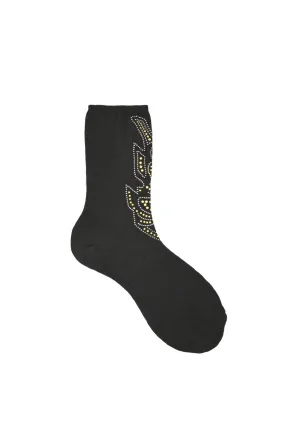 Alto Milano Cleo Sock - Black