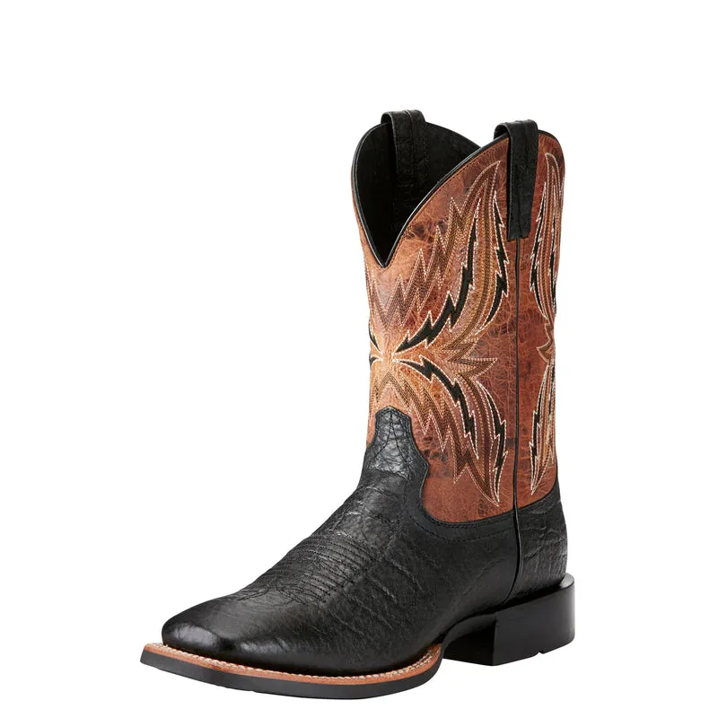 'Ariat' Men's 11" Arena Rebound Square Toe - Black / Tan