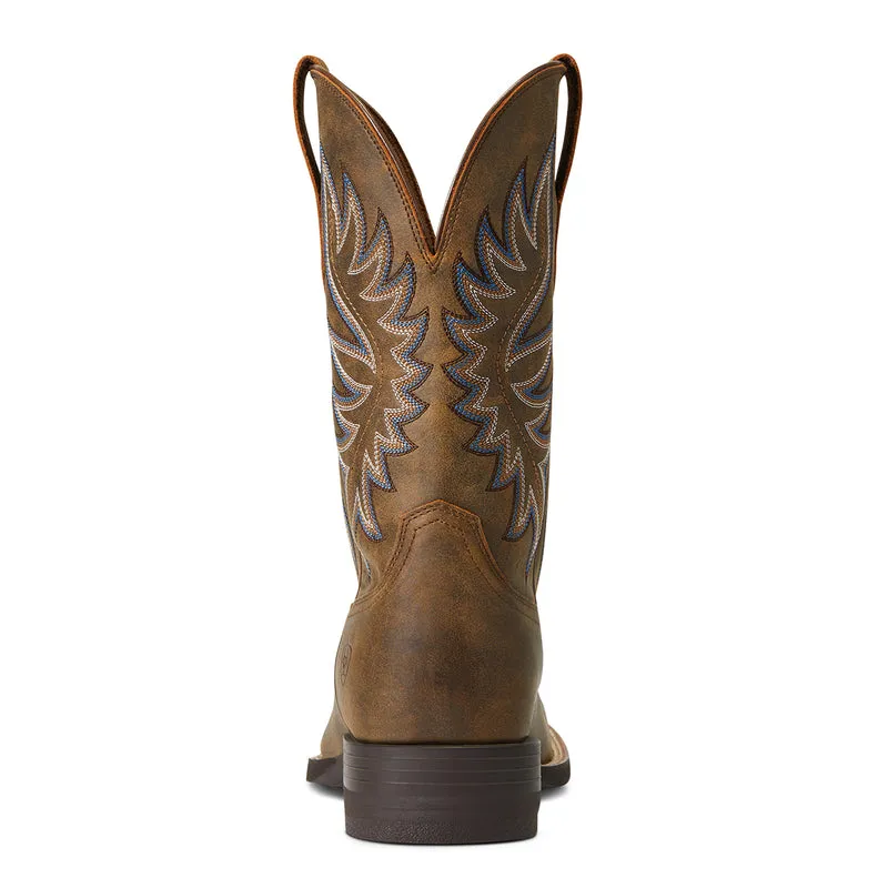 'Ariat' Men's 11" Brander Western Square Toe - Bear Brown