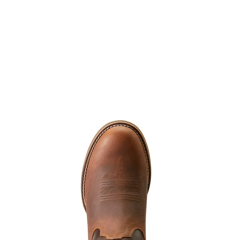 'Ariat' Men's 11" Sport Stratten Western Round Toe - Sorrel Crunch / Bitter Brown