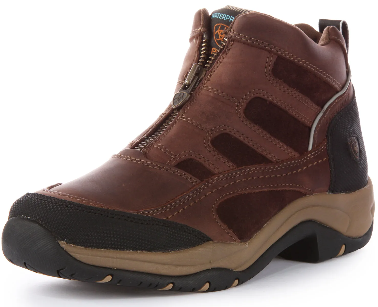 Ariat Terrain Zip H20 In Brown Black For Women