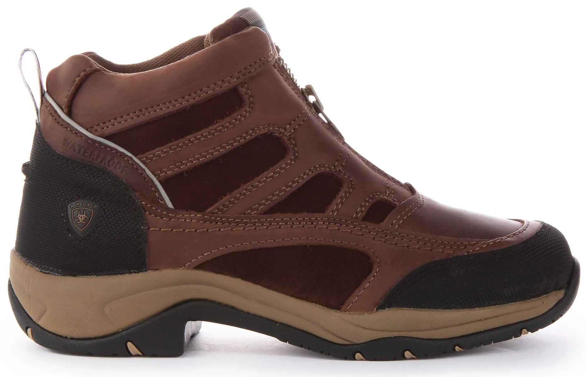 Ariat Terrain Zip H20 In Brown Black For Women