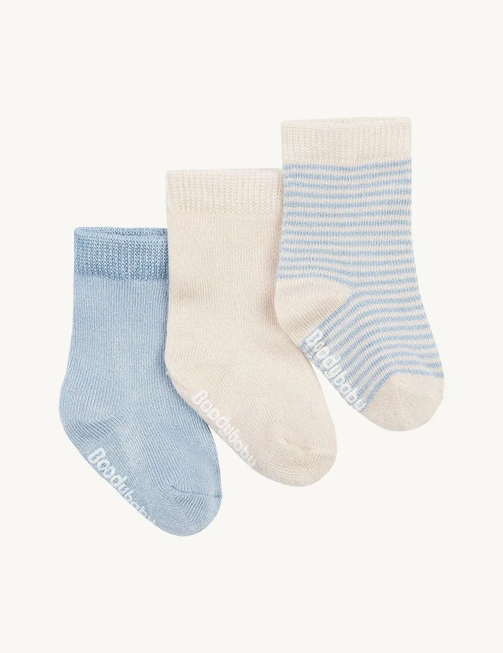 Baby Socks - 3 Pack 2.0 - Chalk/Sky