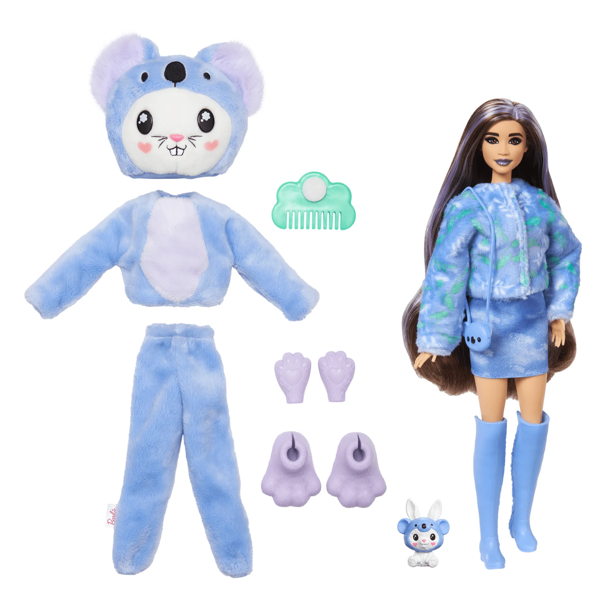 Barbie Cutie Reveal Costume-Themed Doll & Accessories With 10 Surprises, Bunny As A Koala