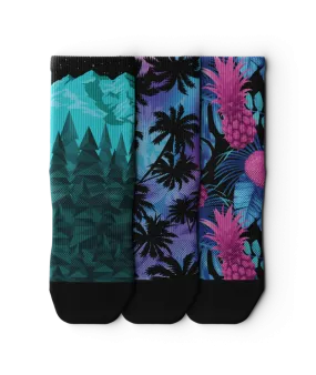 Beautify Quarter Socks 3-Pack