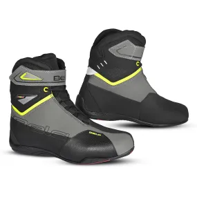 BELA Blaze Urban Motorcycle Boots - Black and Yellow, High-Performance Riding Gear