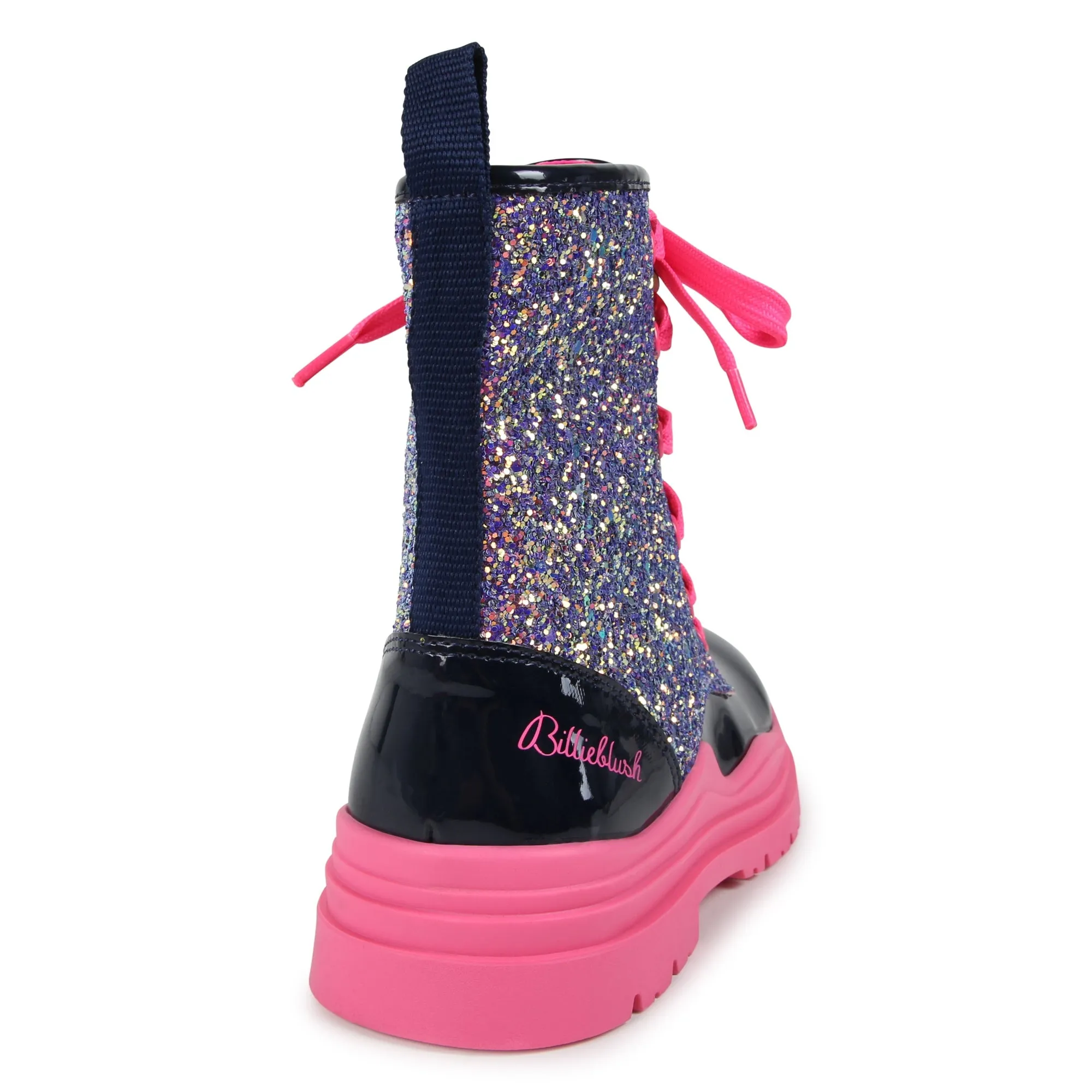 Billieblush Girls Pink And Navy Ankle Boots U20657