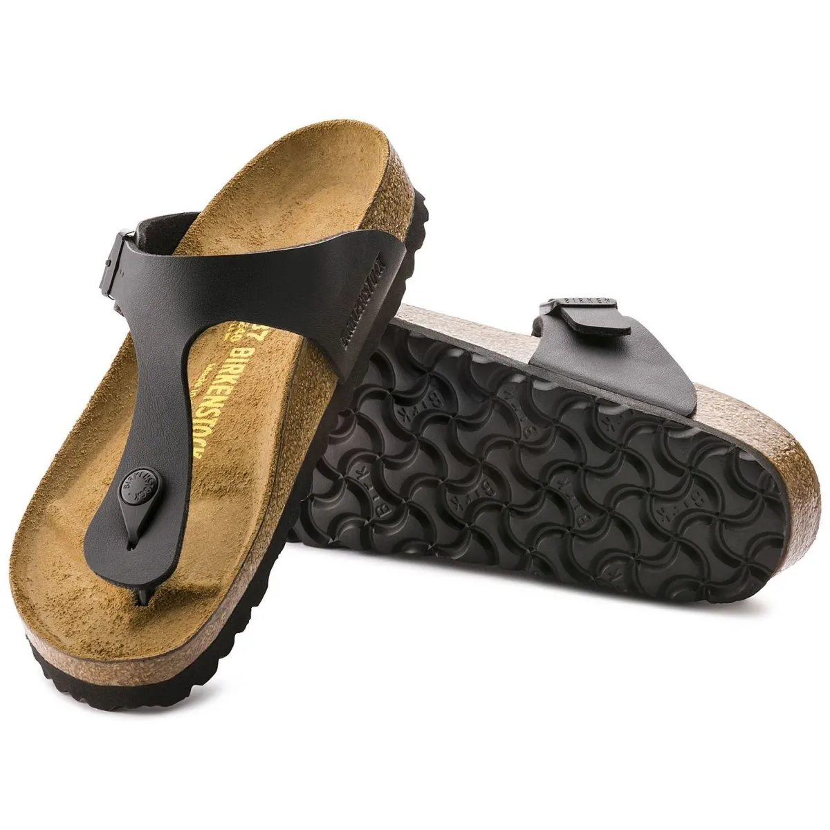 Birkenstock Women's Gizeh Black Birko-Flor