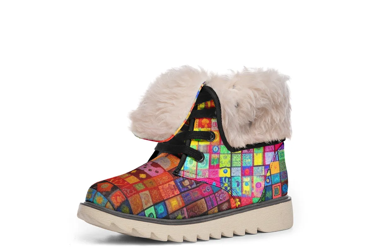 Blotter Fuzz Moon Boots