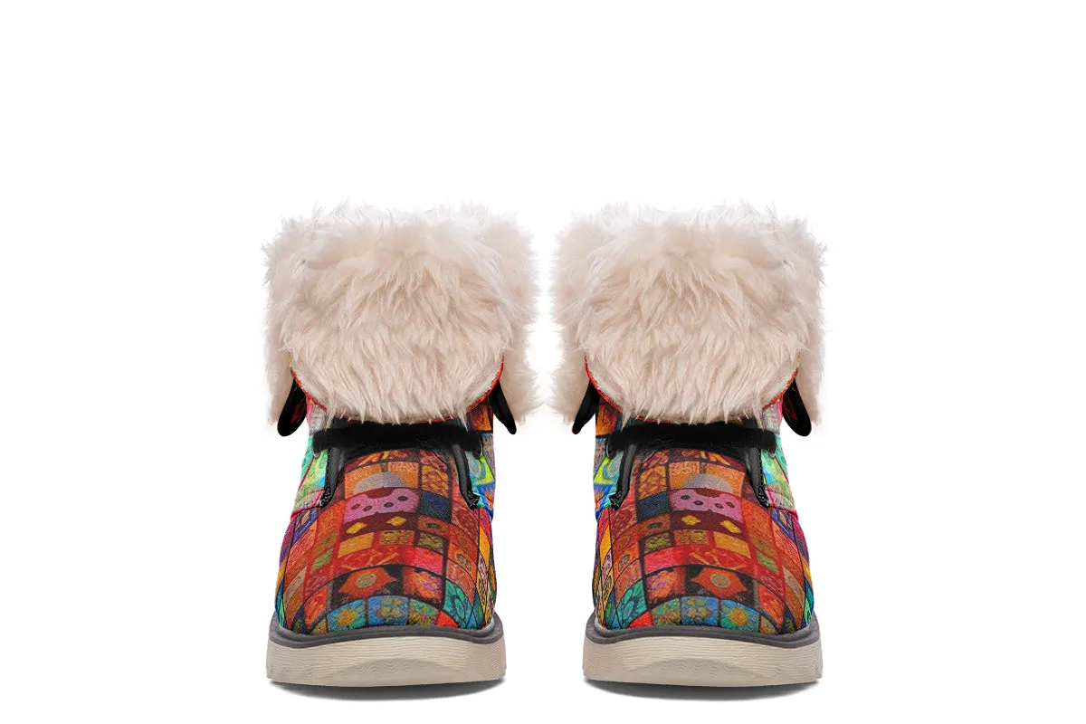 Blotter Fuzz Moon Boots