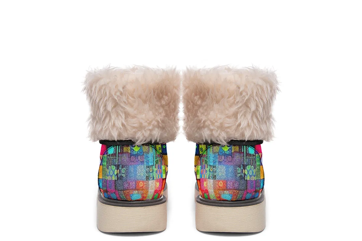 Blotter Fuzz Moon Boots