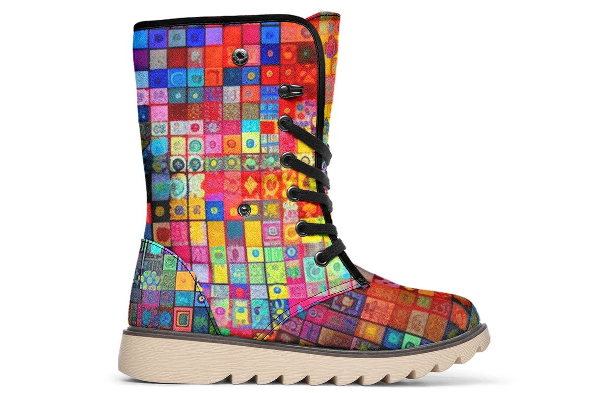 Blotter Fuzz Moon Boots