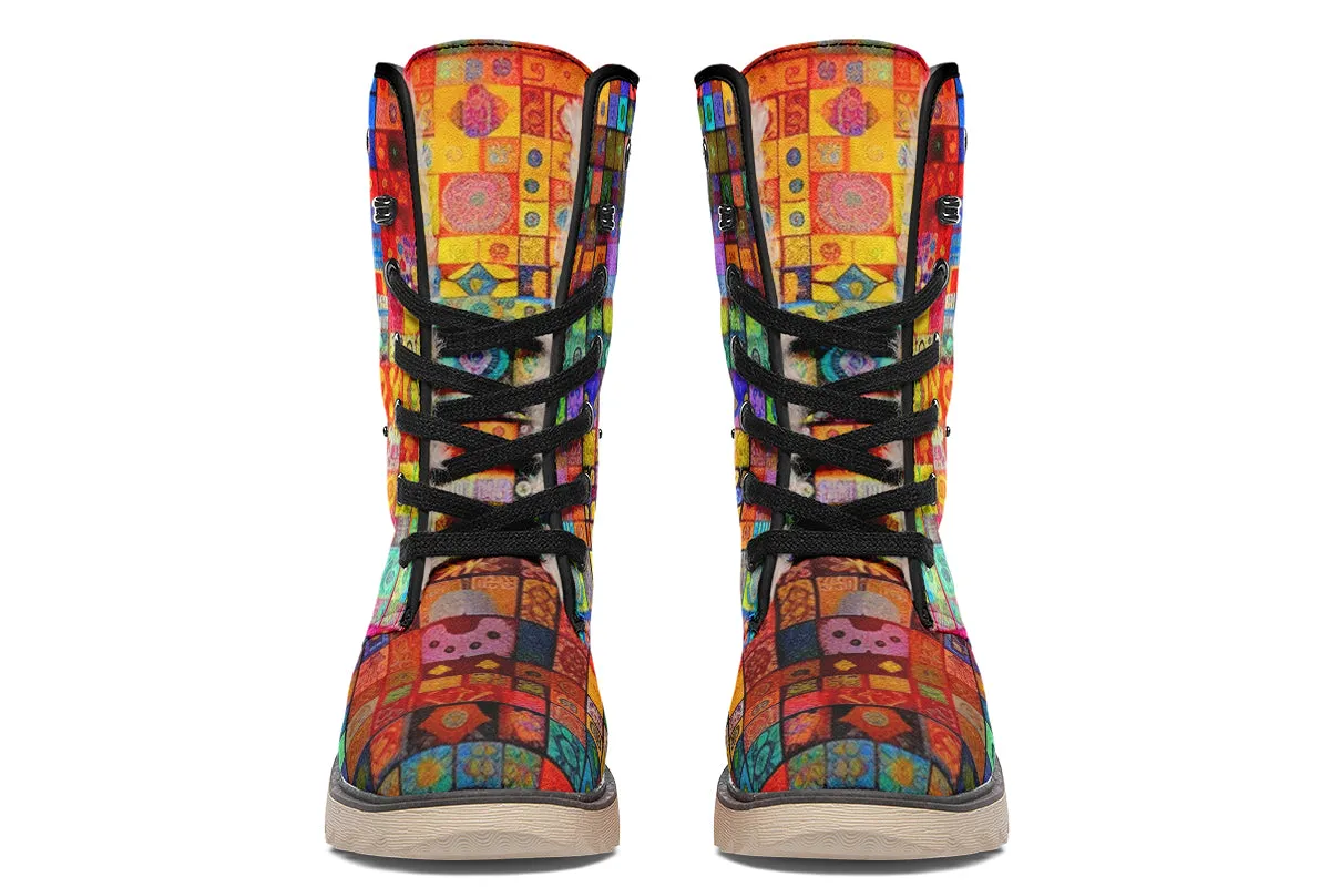 Blotter Fuzz Moon Boots