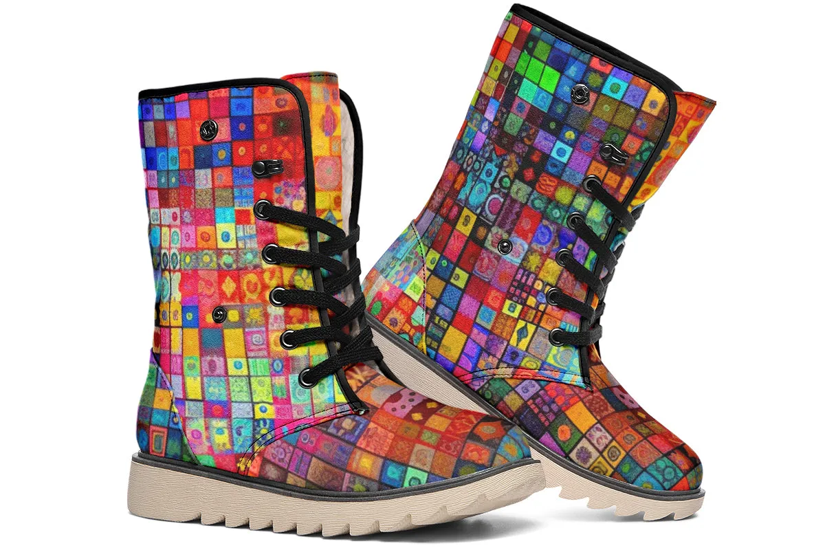 Blotter Fuzz Moon Boots