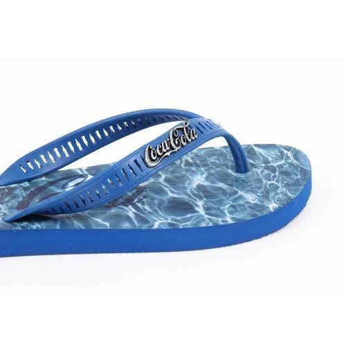 Blue 45/46 EUR Coca Cola mens flip flop CCA2006 WATER BLUE