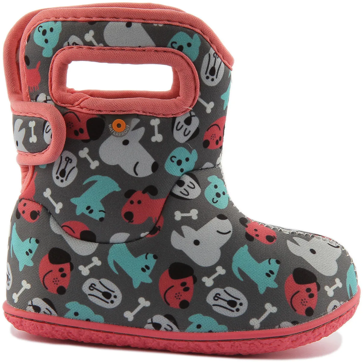 Bogs Baby Bogs Puppy In Grey For Infants