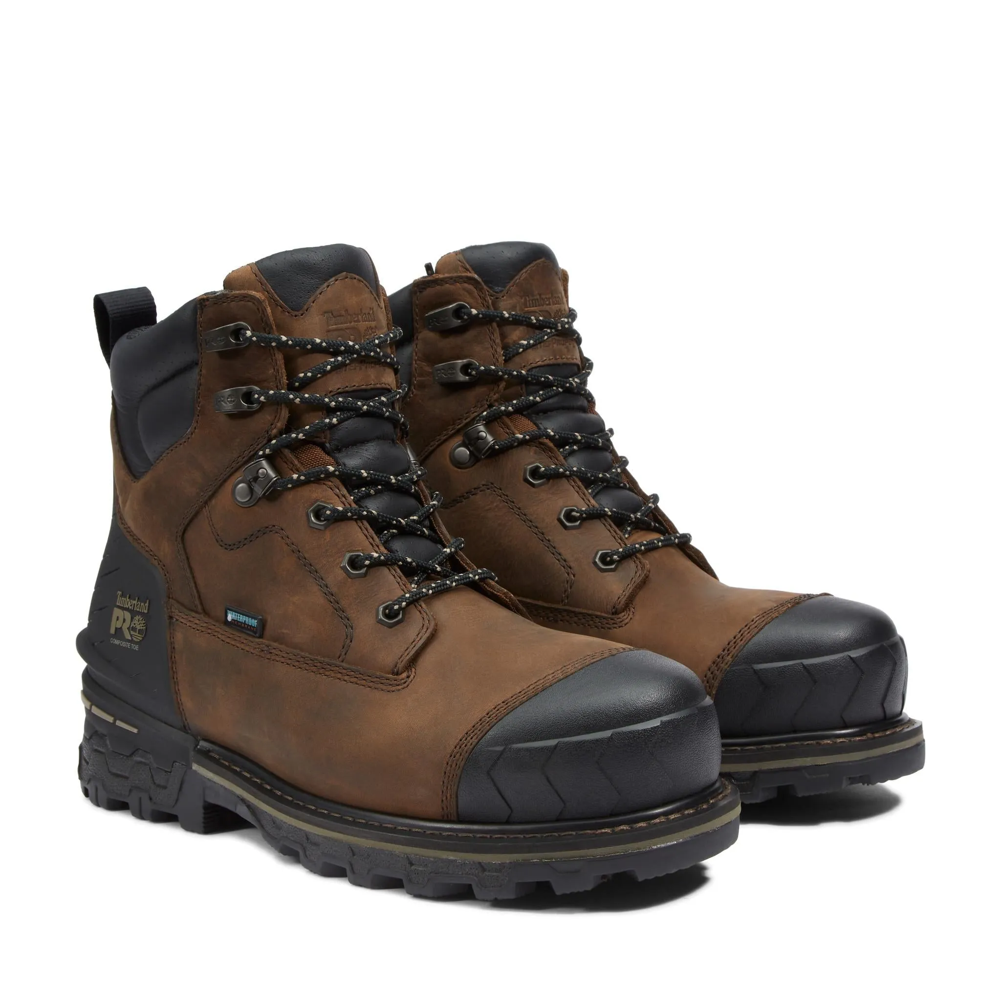 Boondock HD 6 Inch Composite-Toe Waterproof Work Boot Brown