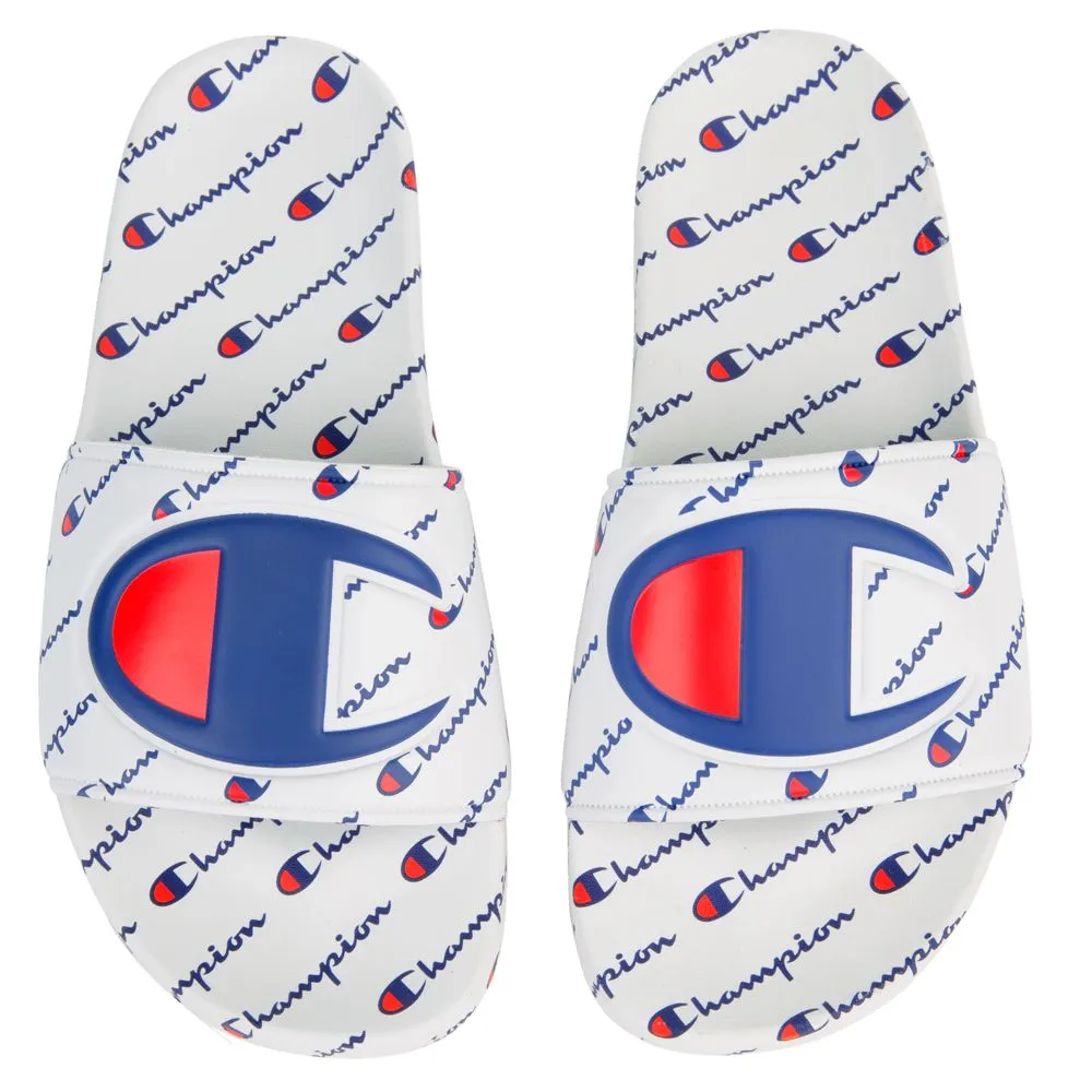 Champion IPO Repeat White Slides