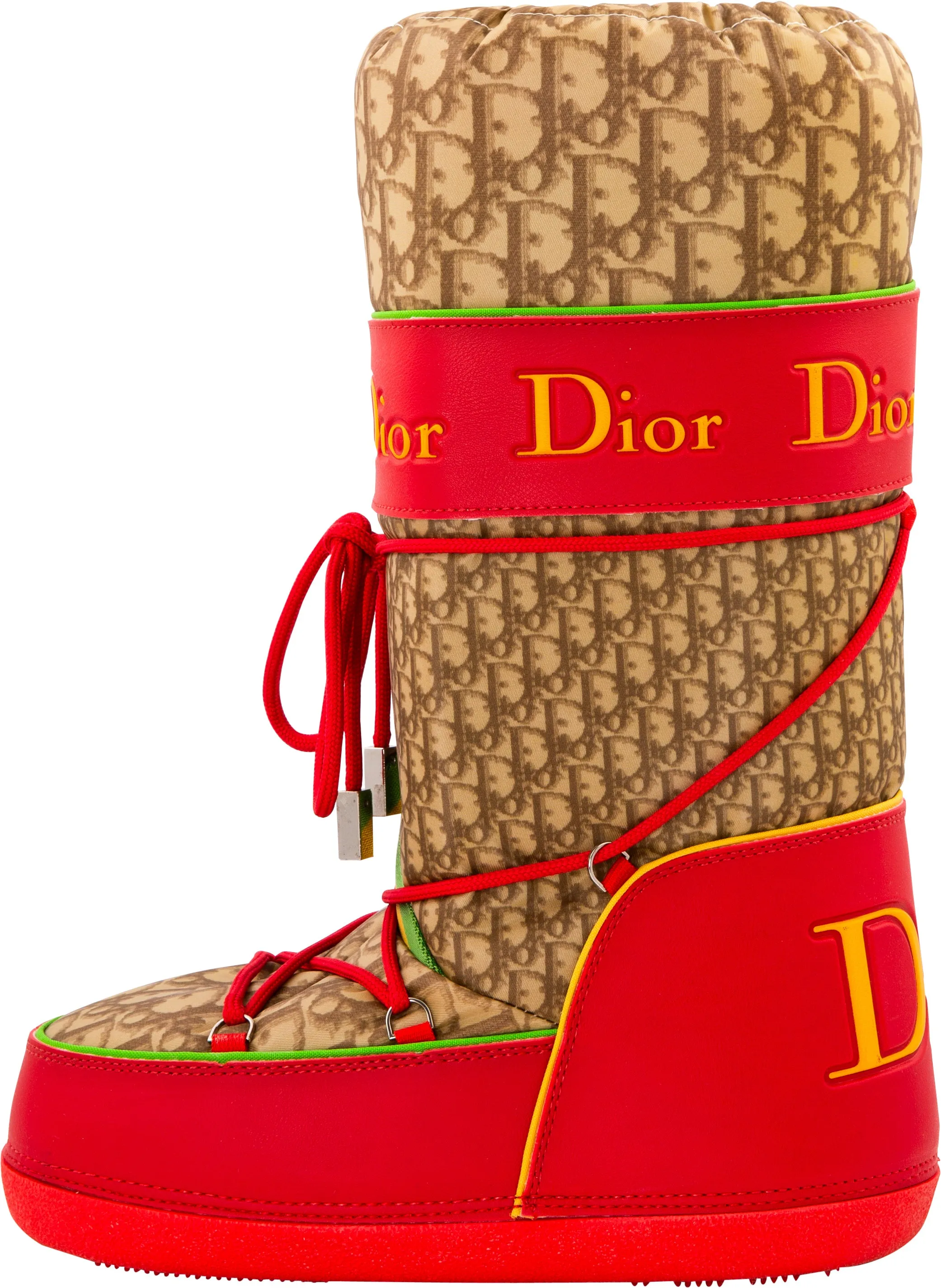 Christian Dior Rasta Diorissimo Moon Boots