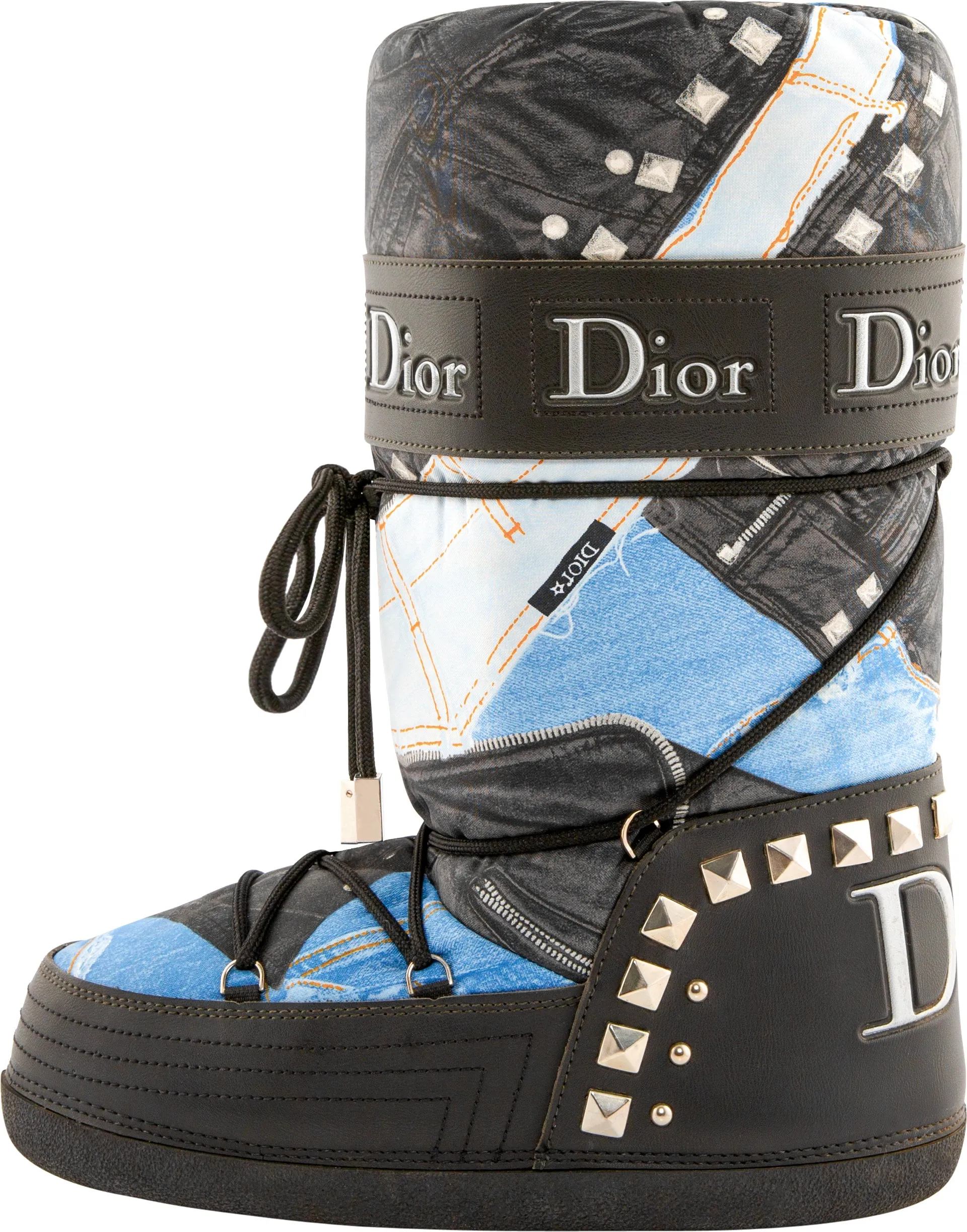 Christian Dior Trompe L'oeil Moon Boots