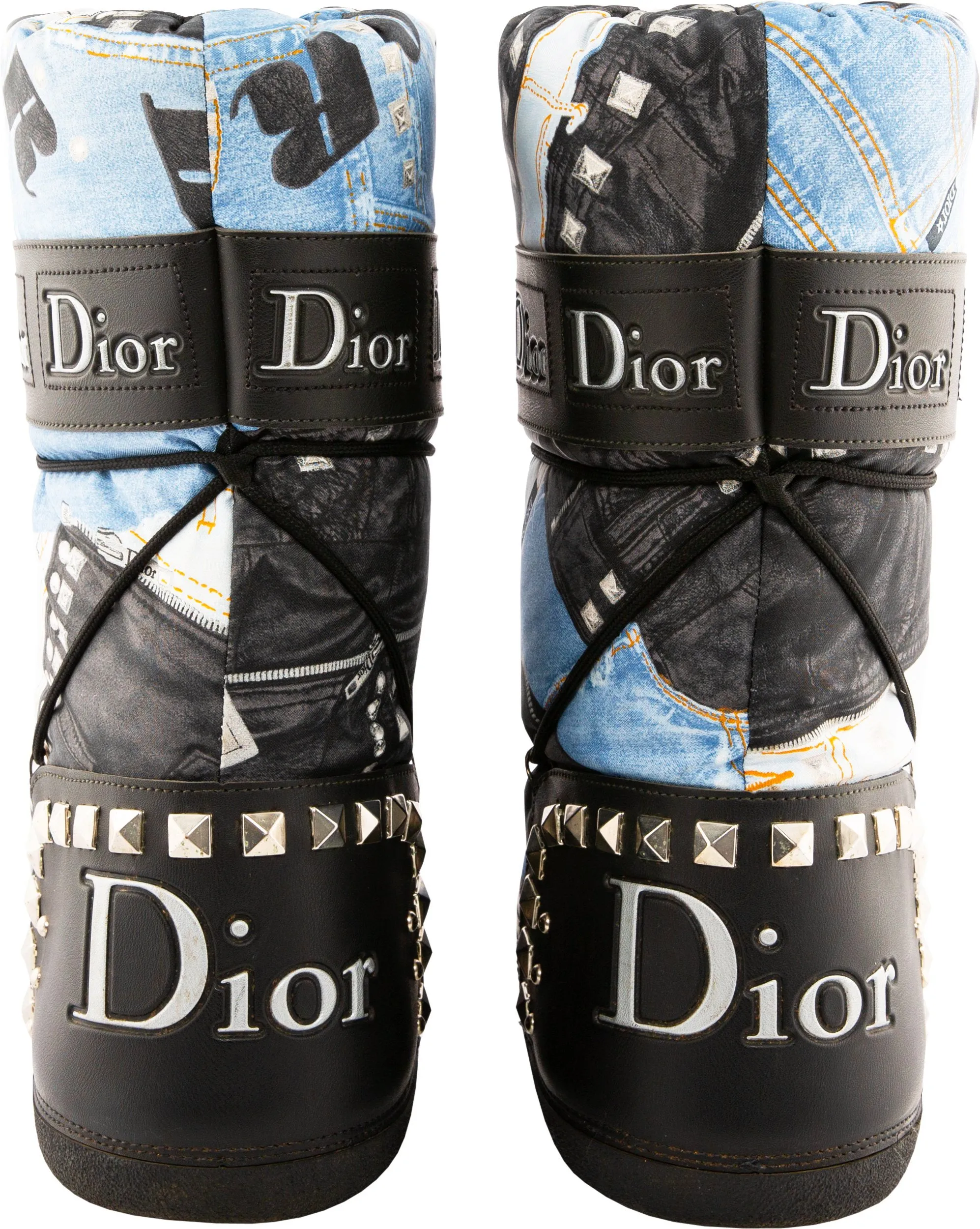 Christian Dior Trompe L'oeil Moon Boots