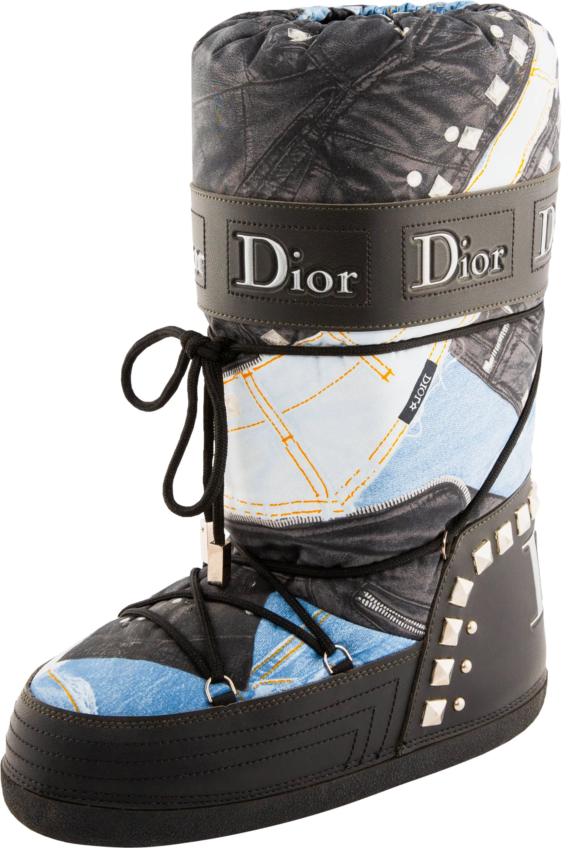 Christian Dior Trompe L'oeil Moon Boots