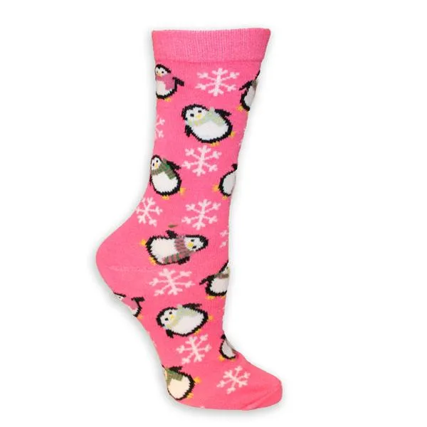 Christmas Penguins Women’s Holiday Sock