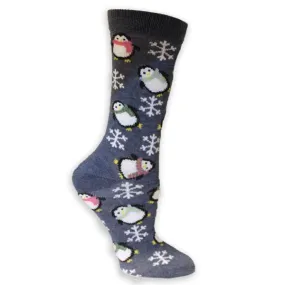 Christmas Penguins Women’s Holiday Sock