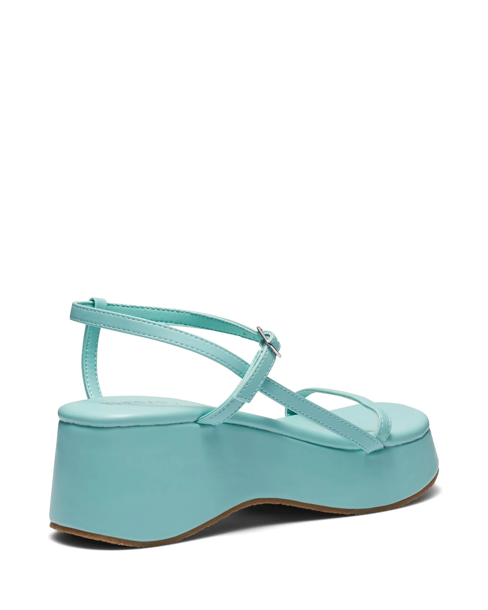 Claudia Platform Sandal Seafoam