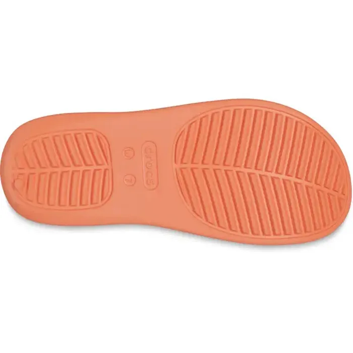 Crocs - Womens Getaway Strappy Flip Flop Sandal Sunkissed Orange