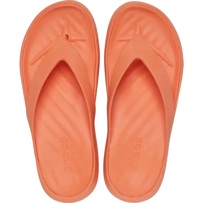 Crocs - Womens Getaway Strappy Flip Flop Sandal Sunkissed Orange