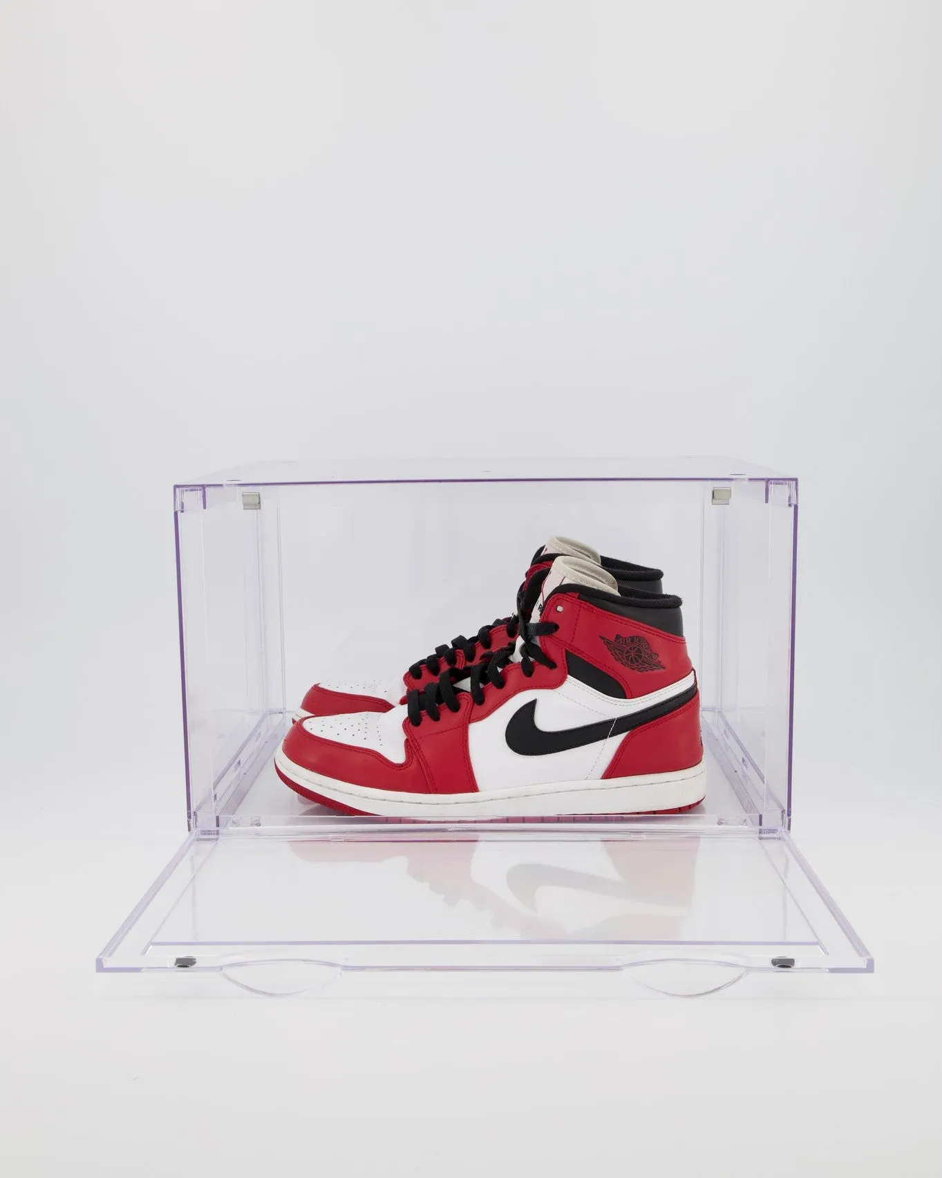 CT SNEAKER BOX SIDE DROP DISPLAY (2 BOXES) - ALL CLEAR ACRYLIC