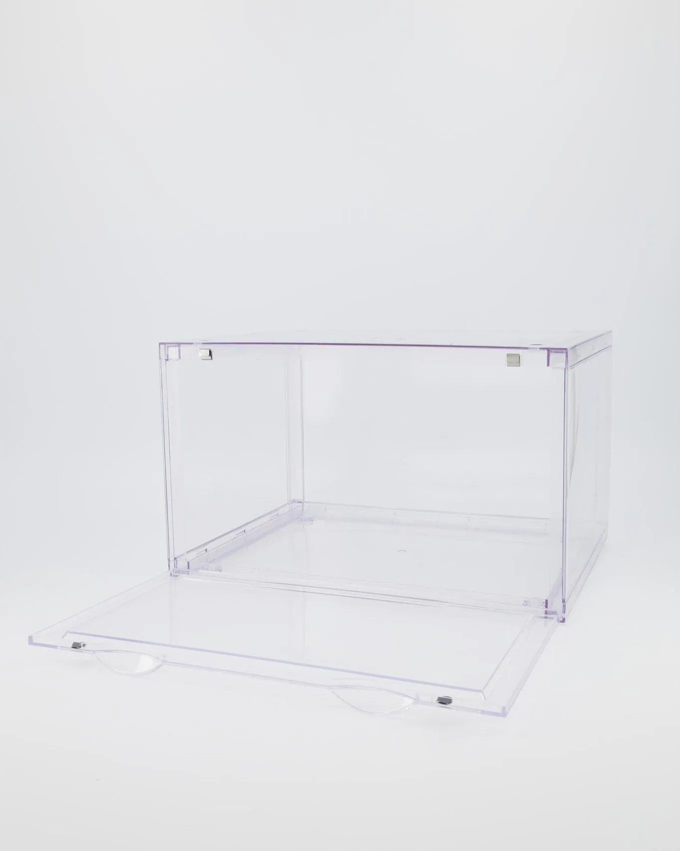 CT SNEAKER BOX SIDE DROP DISPLAY (2 BOXES) - ALL CLEAR ACRYLIC