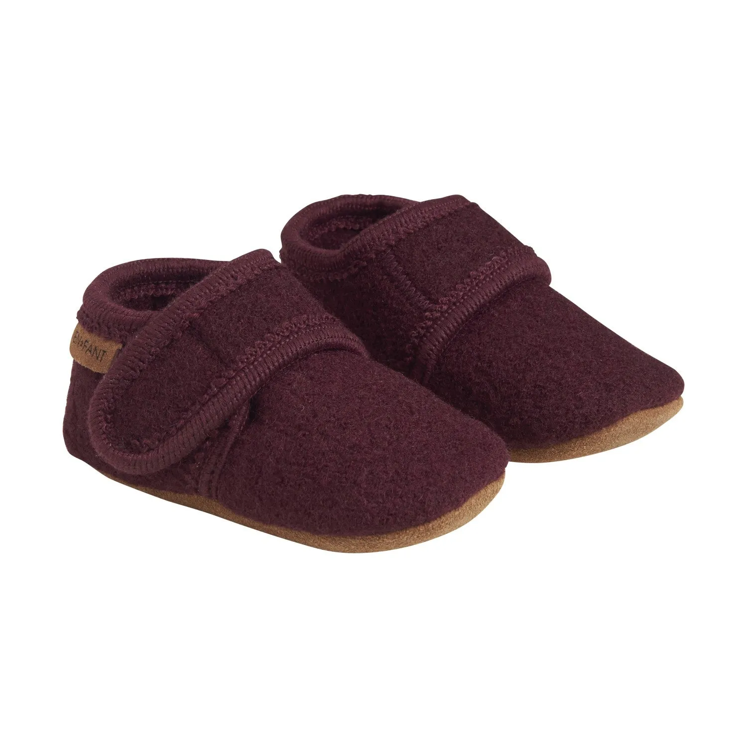 En Fant Wool Slippers - Wine