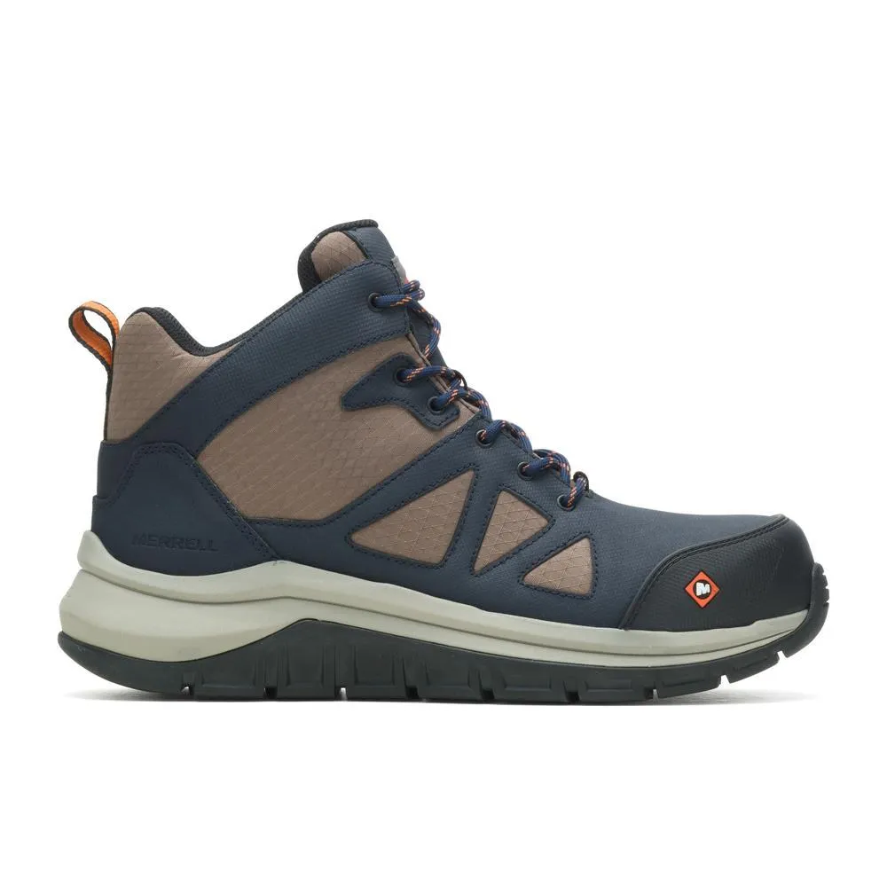 Fullbench Speed Mid Men's Carbon-Fiber Work Boots Navy