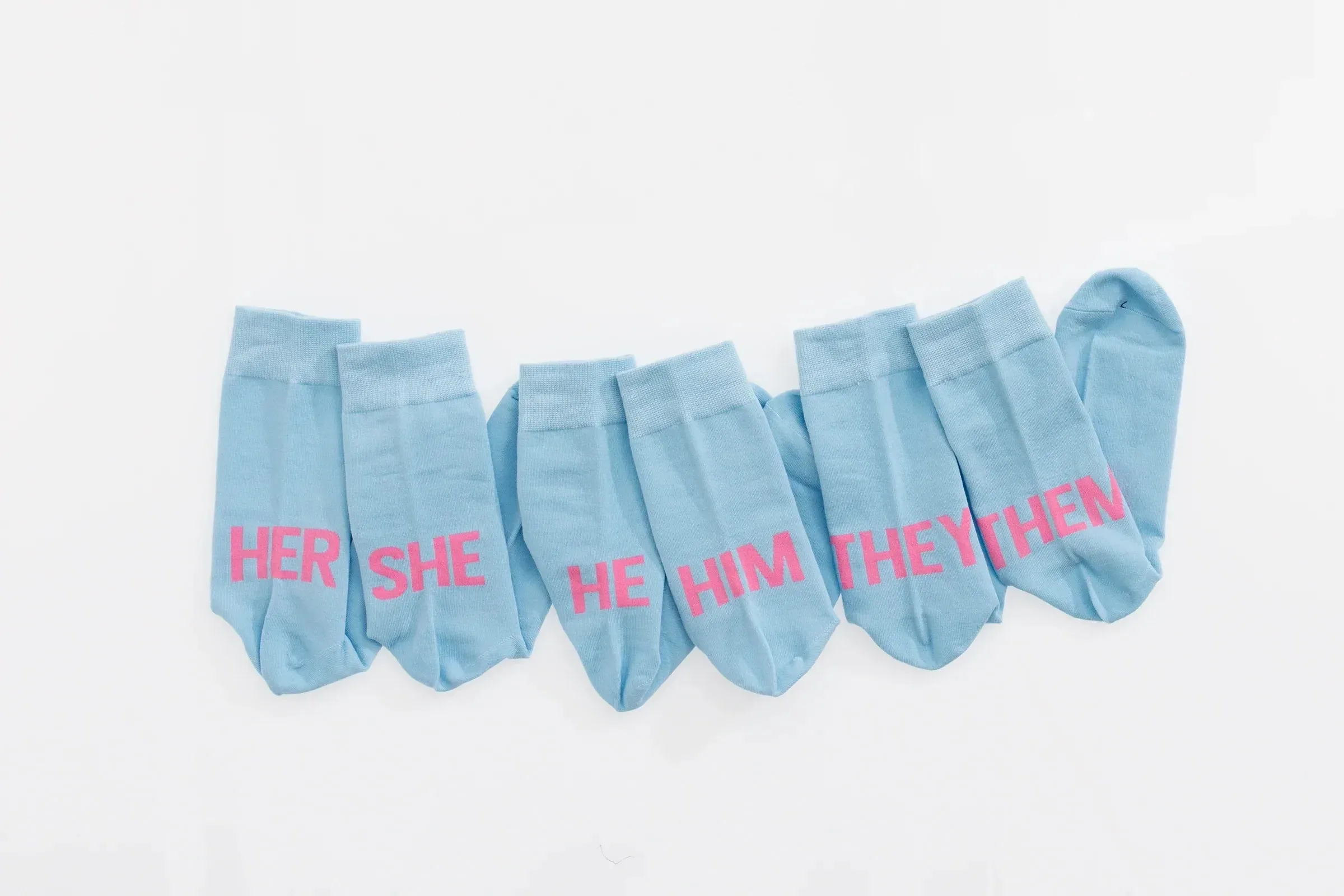 Gender Pronoun Socks - 1 pair