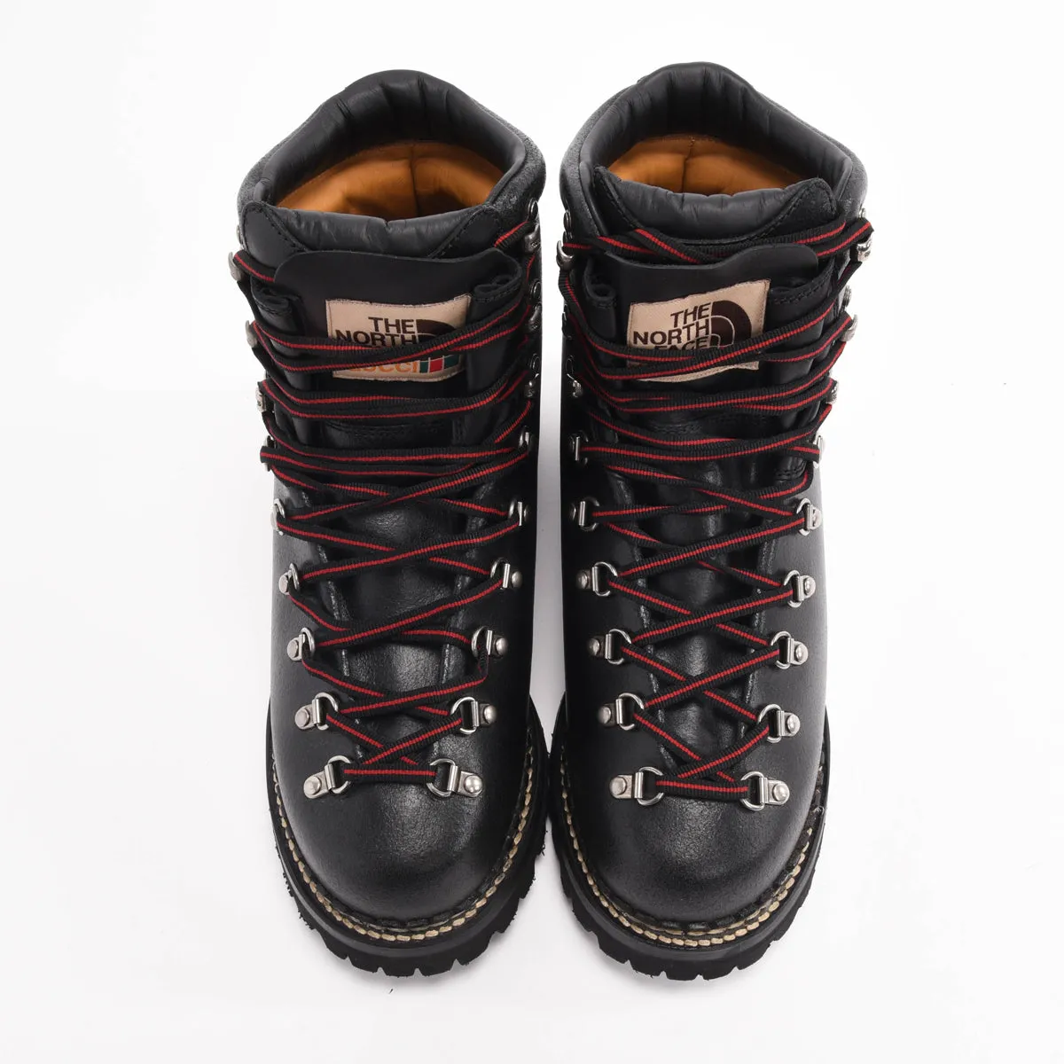 Gucci x The North Face Black Leather Ankle Boots 11