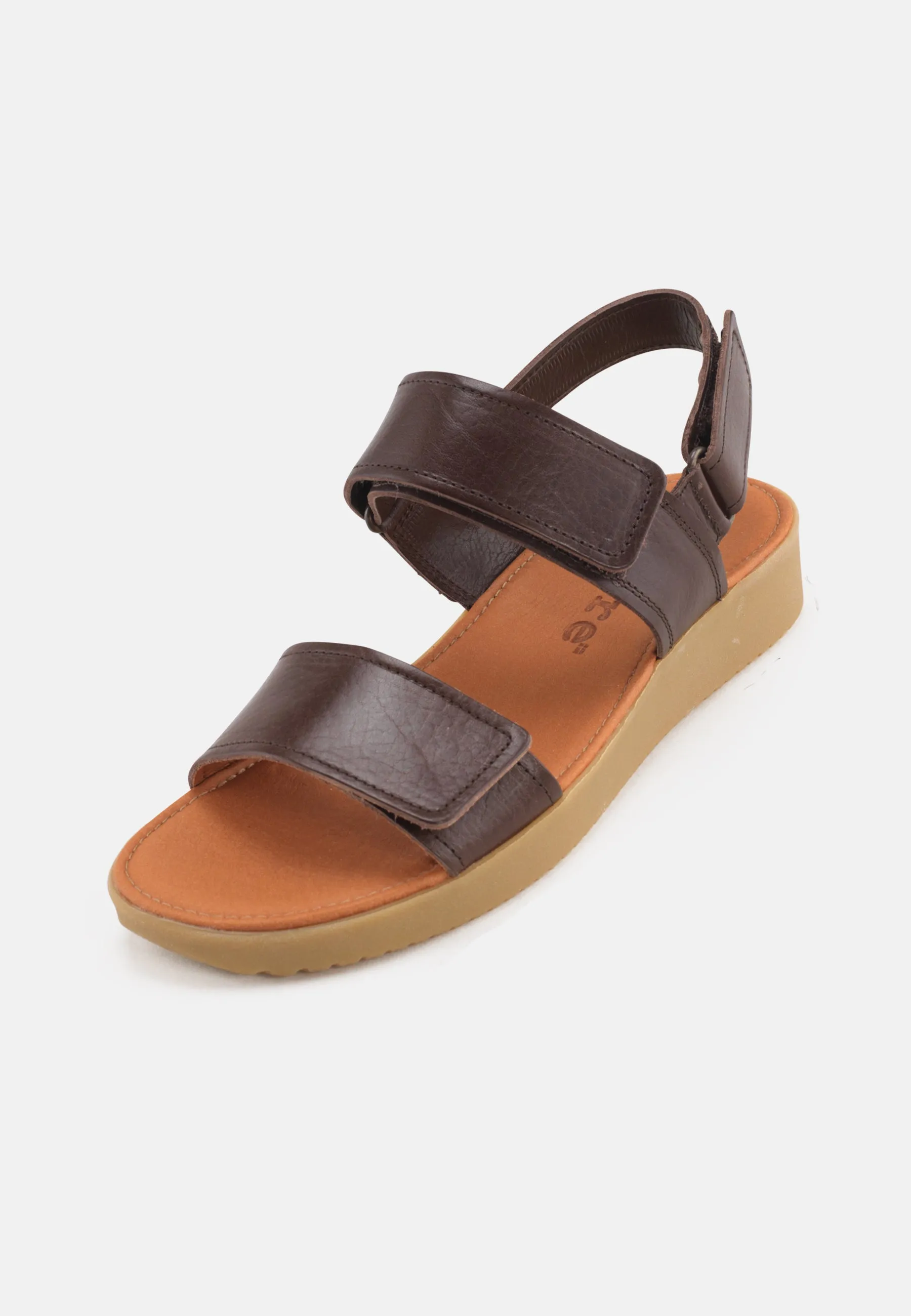 Karen Sandal Pull Up Leather - Coffee