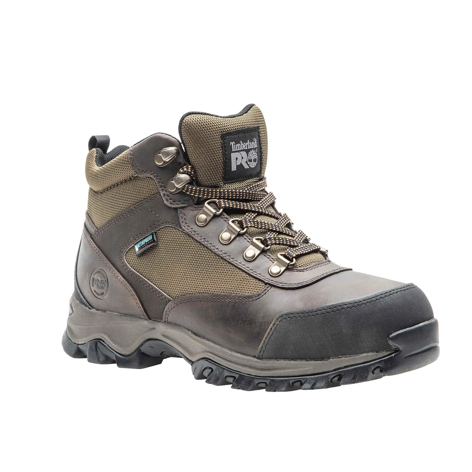 Keele Ridge Steel-Toe Waterproof Work Boot Brown