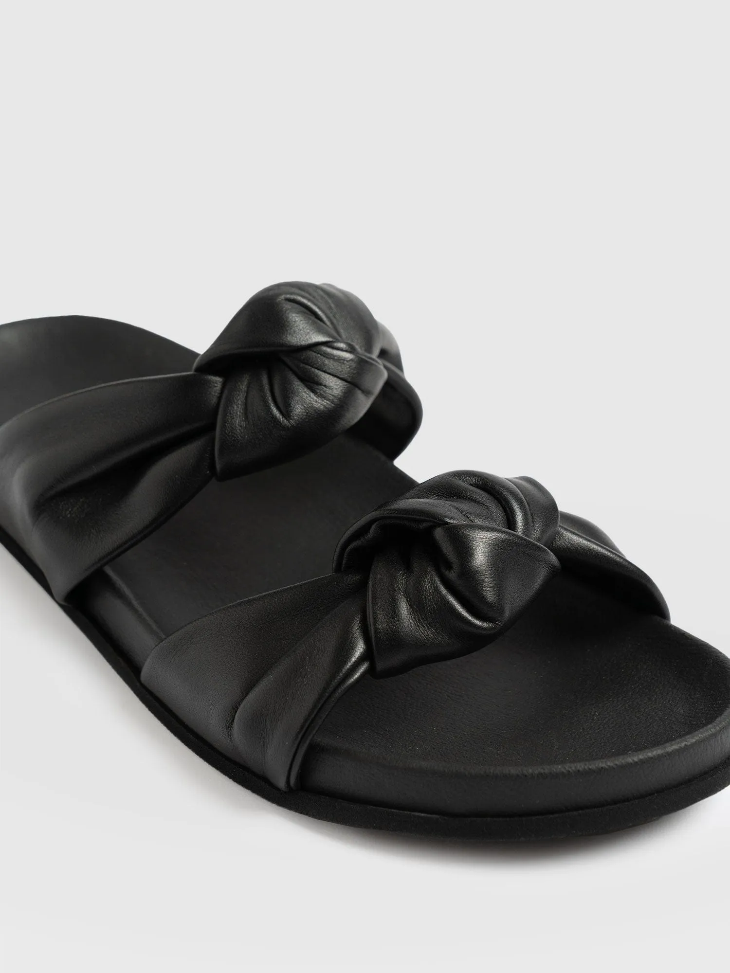 Kingston Knot Sandal - Black