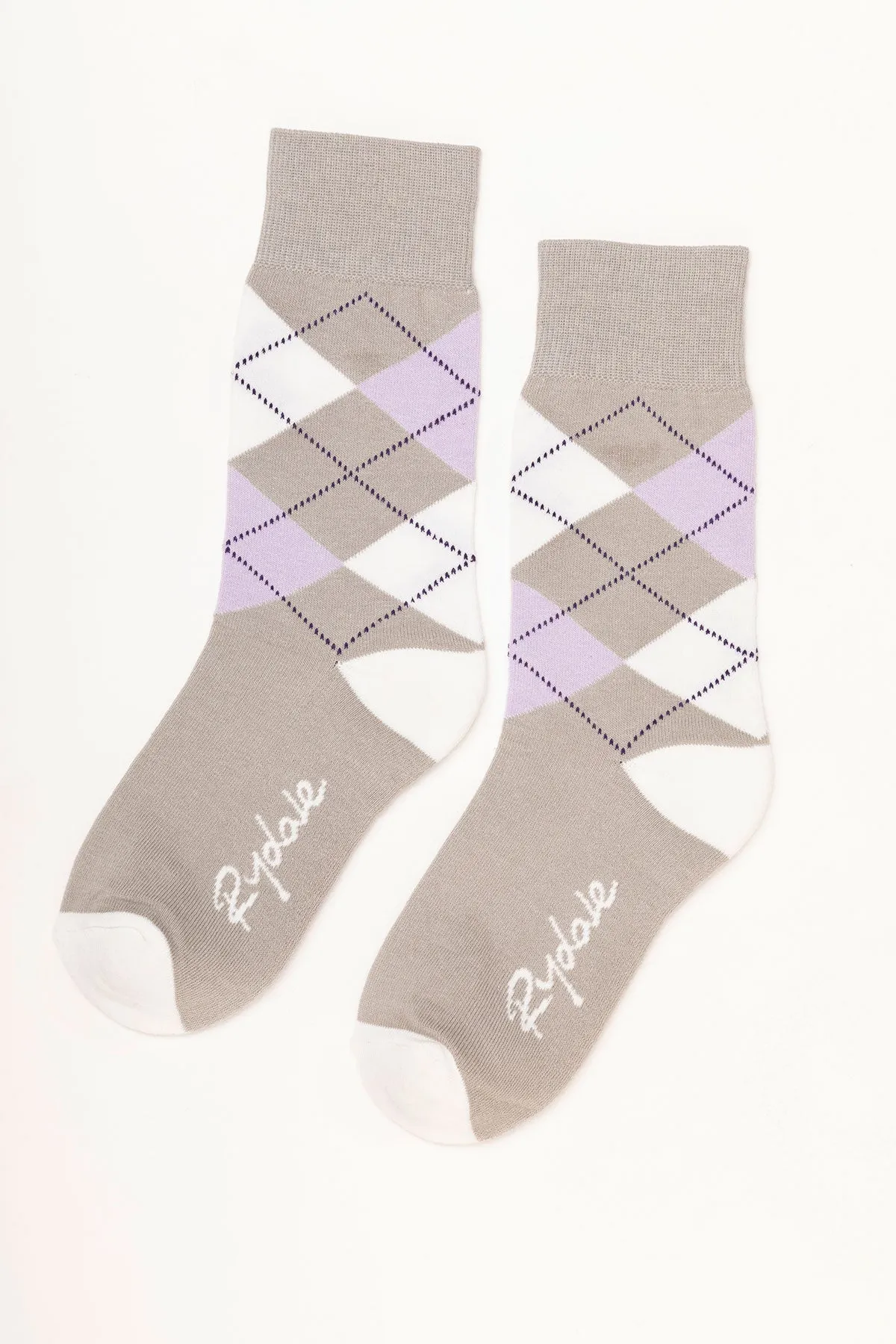 Ladies Argyle Ankle Socks