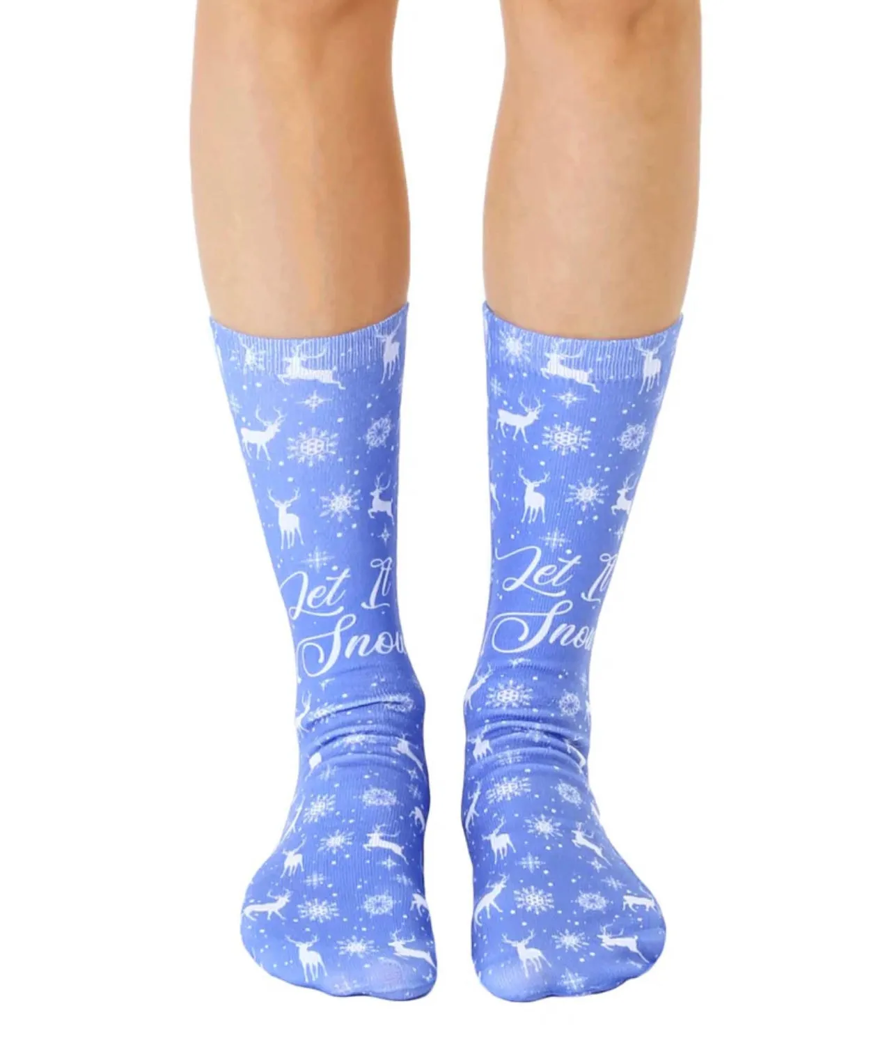 Let it Snow Crew Socks