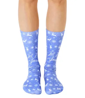 Let it Snow Crew Socks