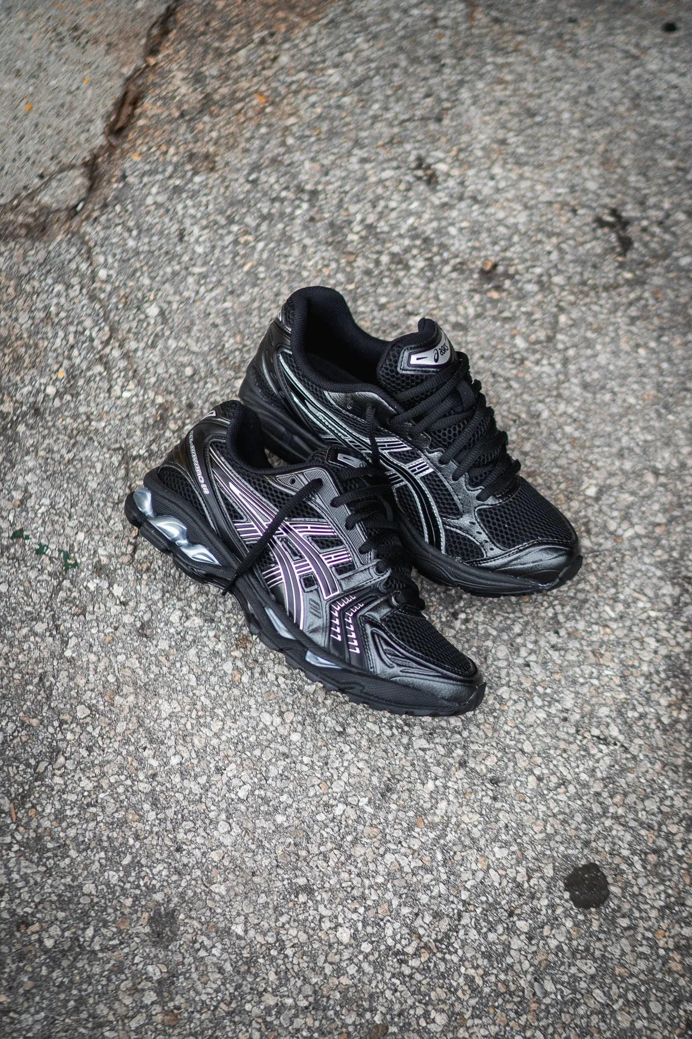 Mens Asics Gel-Kayano 14 (Black/Pure Silver)