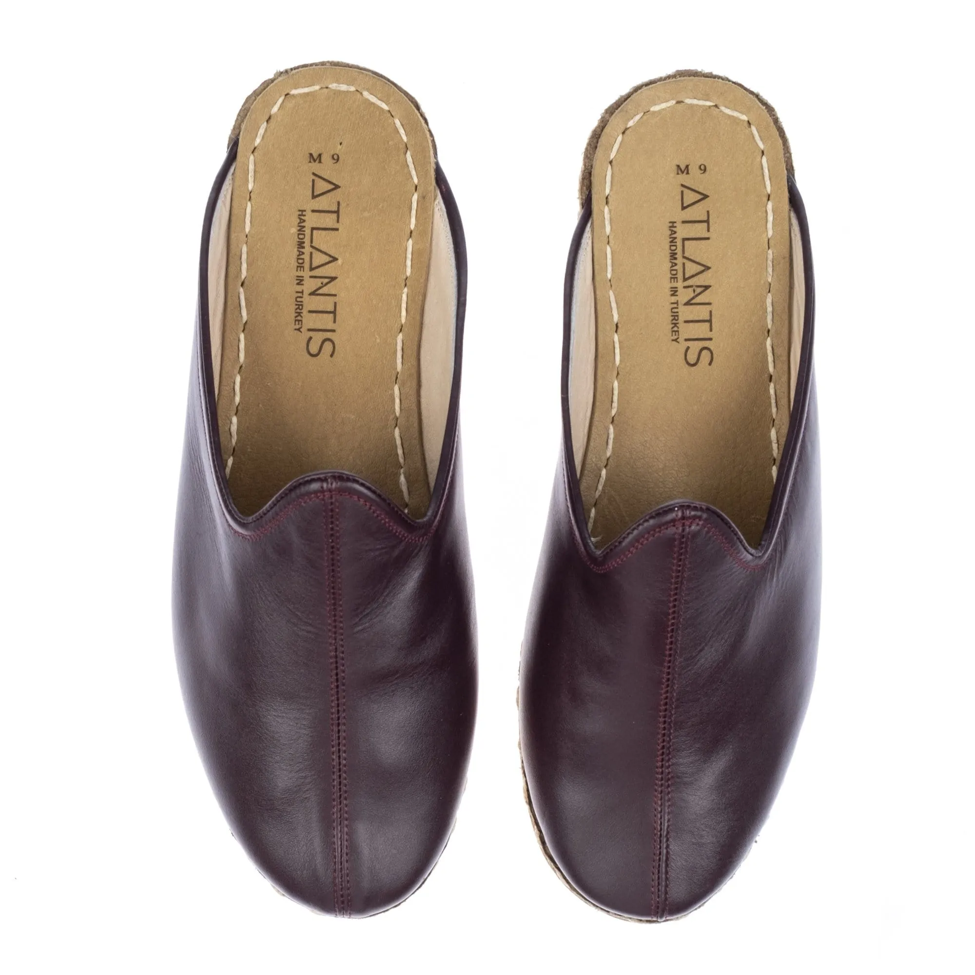 Men's Maroon Slippers