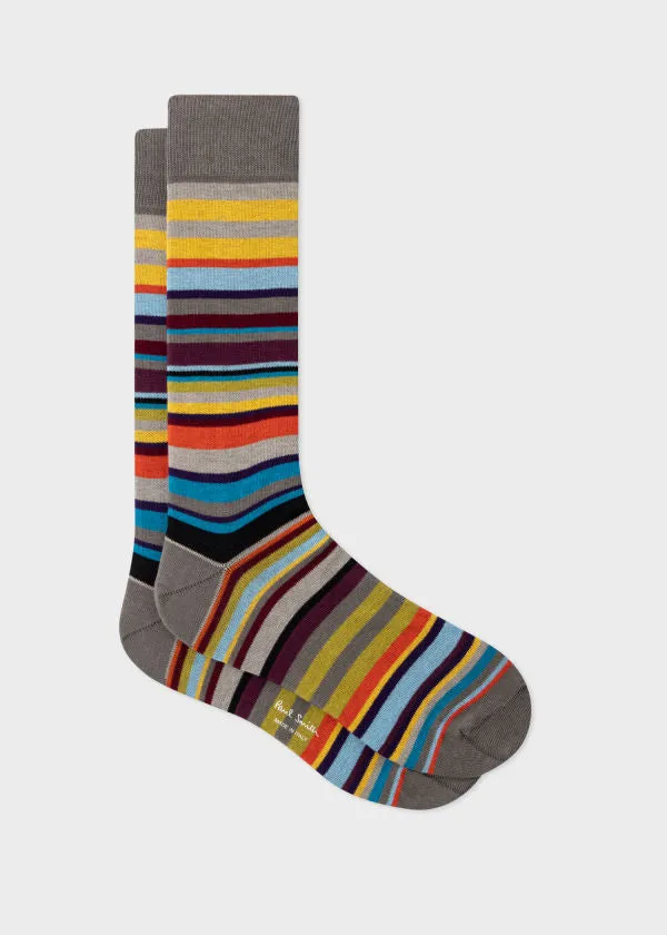 Multi-Stripe Socks