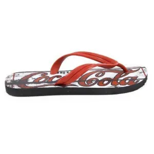 Multicolor 43/44 EUR Coca Cola mens flip flop CCA0127 OLD RED