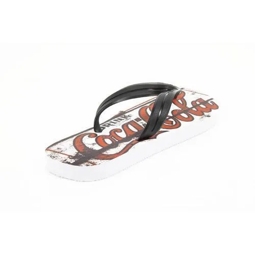 Multicolor 45/46 EUR Coca Cola mens flip flop CCA0127 OLD BLACK