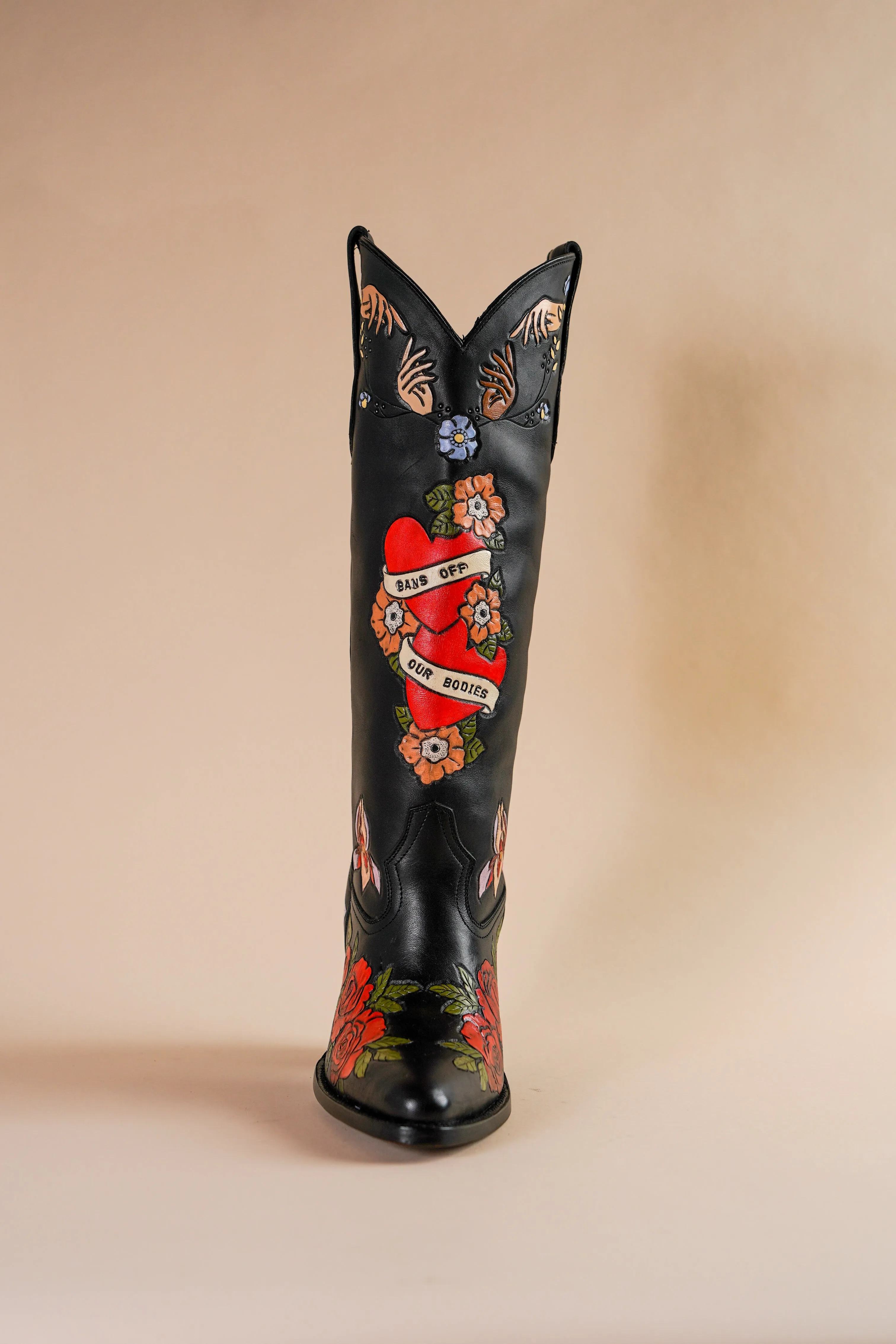 Midnight Doodle Cowboy Boot - My Body, My Choice Collection